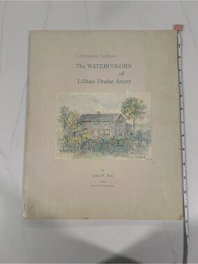 The Watercolors of Lillian Drake Avery Vintage Art Book - Cream Cover